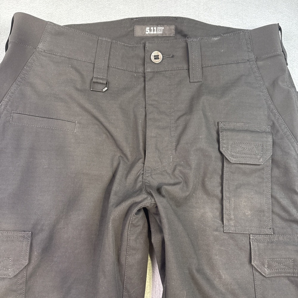 511 Tactical Stryke Regular Fit Dark Navy Cargo Ripstop Pants Men's 32x34  5.11 - Picture 2 of 8
